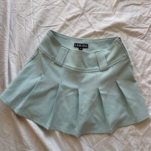I.AM.GIA light blue pleated skirt